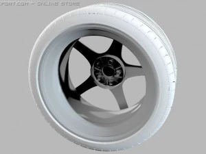 pneu oz aro pirelli p zero Modelo 3D