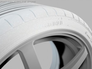 oz rim  pirelly pzero tyre Modelo 3D