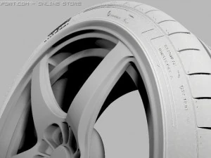 pneu oz aro pirelli p zero Modelo 3D