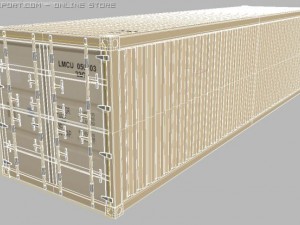 container Model 3D