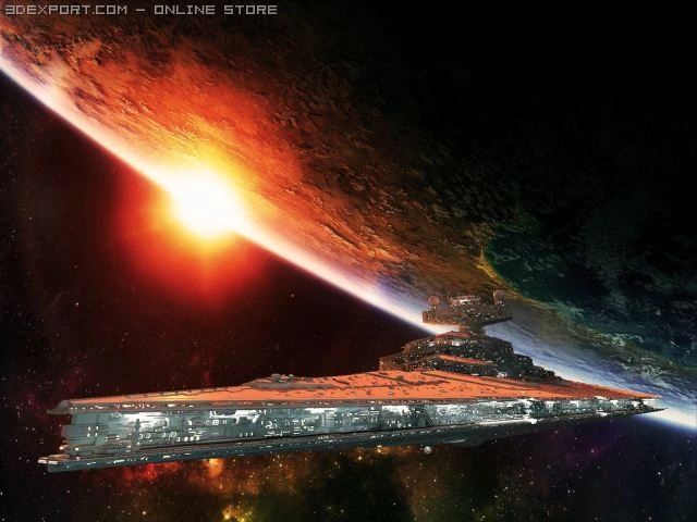destruidor de estrelas Modelo 3D .c4d .max .obj .3ds .fbx .stl .blend 
