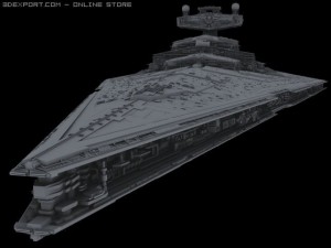star destroyer 3D 模型