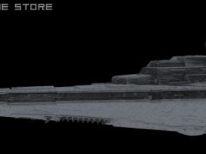star destroyer 3D 模型