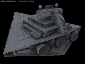star destroyer 3D 模型