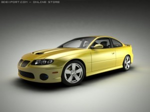 pontiac gto  vauxhall monaro Modèle 3D