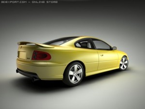 pontiac gto  vauxhall monaro 3D 모델