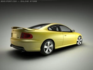 pontiac gto  vauxhall monaro 3D Model