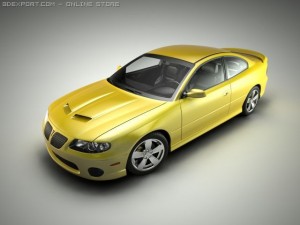 pontiac gto  vauxhall monaro 3D 모델