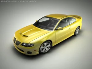 pontiac gto  vauxhall monaro 3D Model