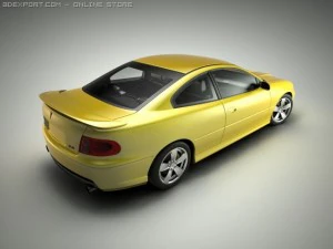 pontiac gto  vauxhall monaro 3D Model