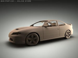 pontiac gto  vauxhall monaro 3D 모델