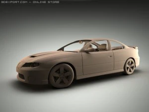 pontiac gto  vauxhall monaro 3D Model