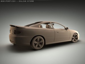 pontiac gto  vauxhall monaro 3D 모델