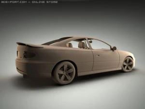 pontiac gto  vauxhall monaro 3D Model