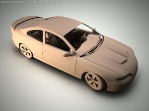 pontiac gto  vauxhall monaro 3D 모델