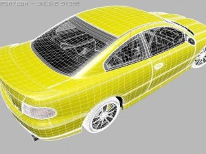 pontiac gto  vauxhall monaro 3D Model