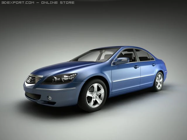 acura rl  honda legend 3D Model .c4d .max .obj .3ds .fbx .stl .blend 