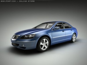 acura rl  honda legend Modèle 3D