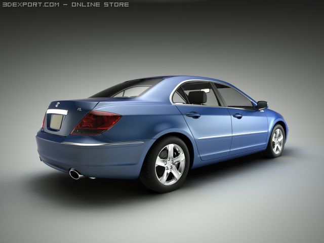 acura rl honda legend 3D Модель