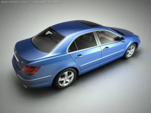 acura rl  honda legend 3D Model