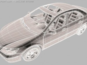 acura rl  honda legend 3D Модель