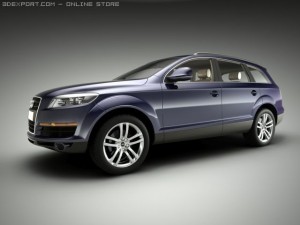 audi q7 Modèle 3D