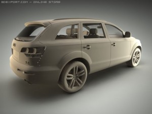 audi q7 Model 3D