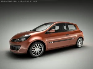 renault clio Modelo 3D