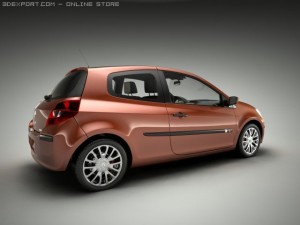 renault clio 3D Model