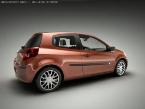 ルノー クリオ 3Dモデル