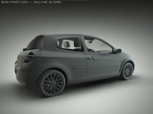 renault clio 3D Model