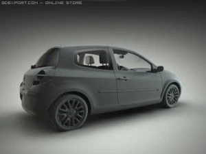 ルノー クリオ 3Dモデル