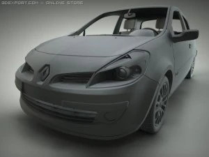 ルノー クリオ 3Dモデル