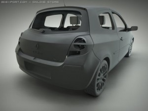 renault clio 3D Model