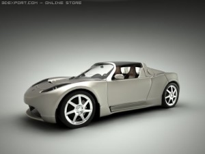 tesla car Modèle 3D