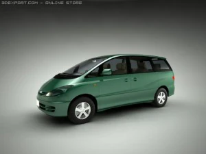 도요타 에스티마 3D 모델