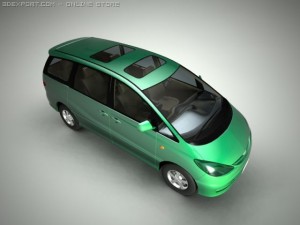 toyota estima 3D Model