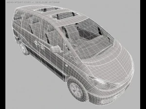 toyota estima 3D Model