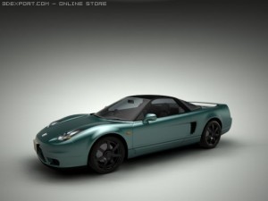 honda acura nsx Modèle 3D