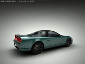 honda acura nsx 3D Модель