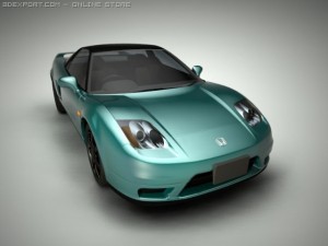 honda acura nsx 3D Модель