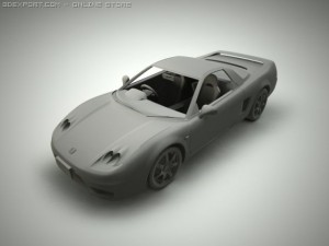 honda acura nsx 3D Модель