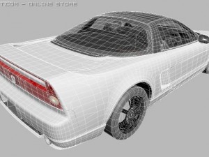 honda acura nsx 3D Модель