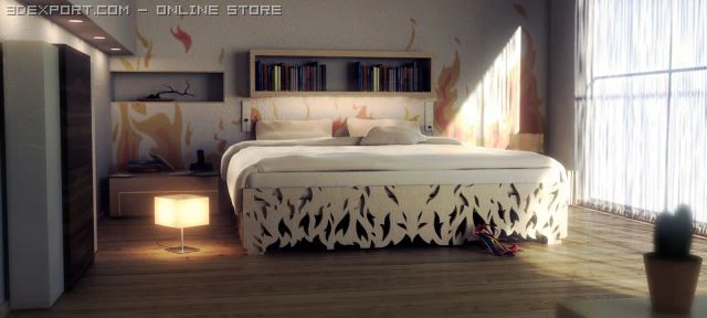 interno della fiamma Modello 3D .c4d .max .obj .3ds .fbx .stl .blend 