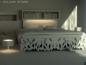 interno della fiamma Modello 3D