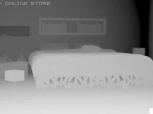 interno della fiamma Modello 3D