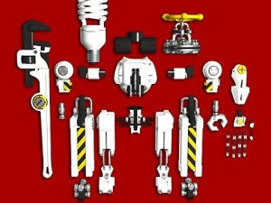 repair robot xt8035 3D Model