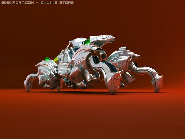 fantastic kvodratsikl 3D Модель .c4d .max .obj .3ds .fbx .stl .blend 