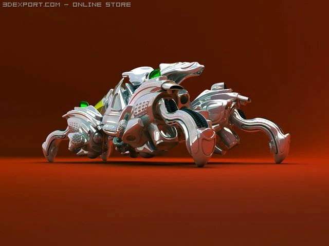 fantastic kvodratsikl 3D Model .c4d .max .obj .3ds .fbx .stl .blend 