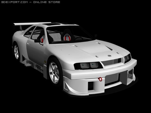 nissan skyline r33 gtr Modelo 3D .c4d .max .obj .3ds .fbx .stl .blend 
